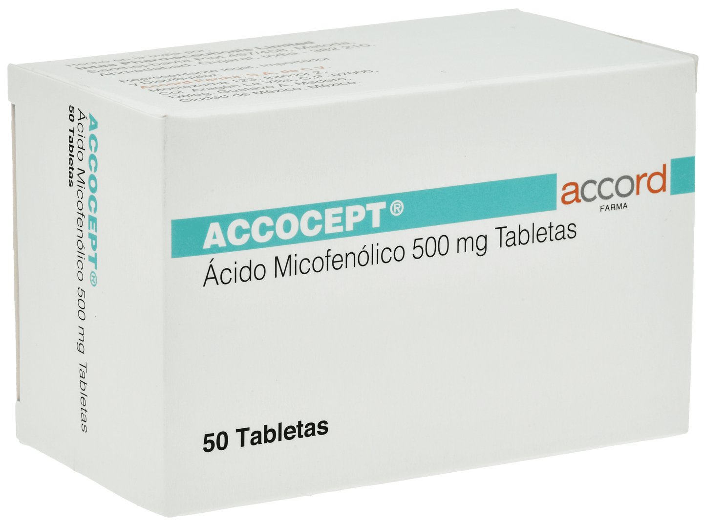 ACCOCEPT Acido Micofenolico 500MG C/50 TABS