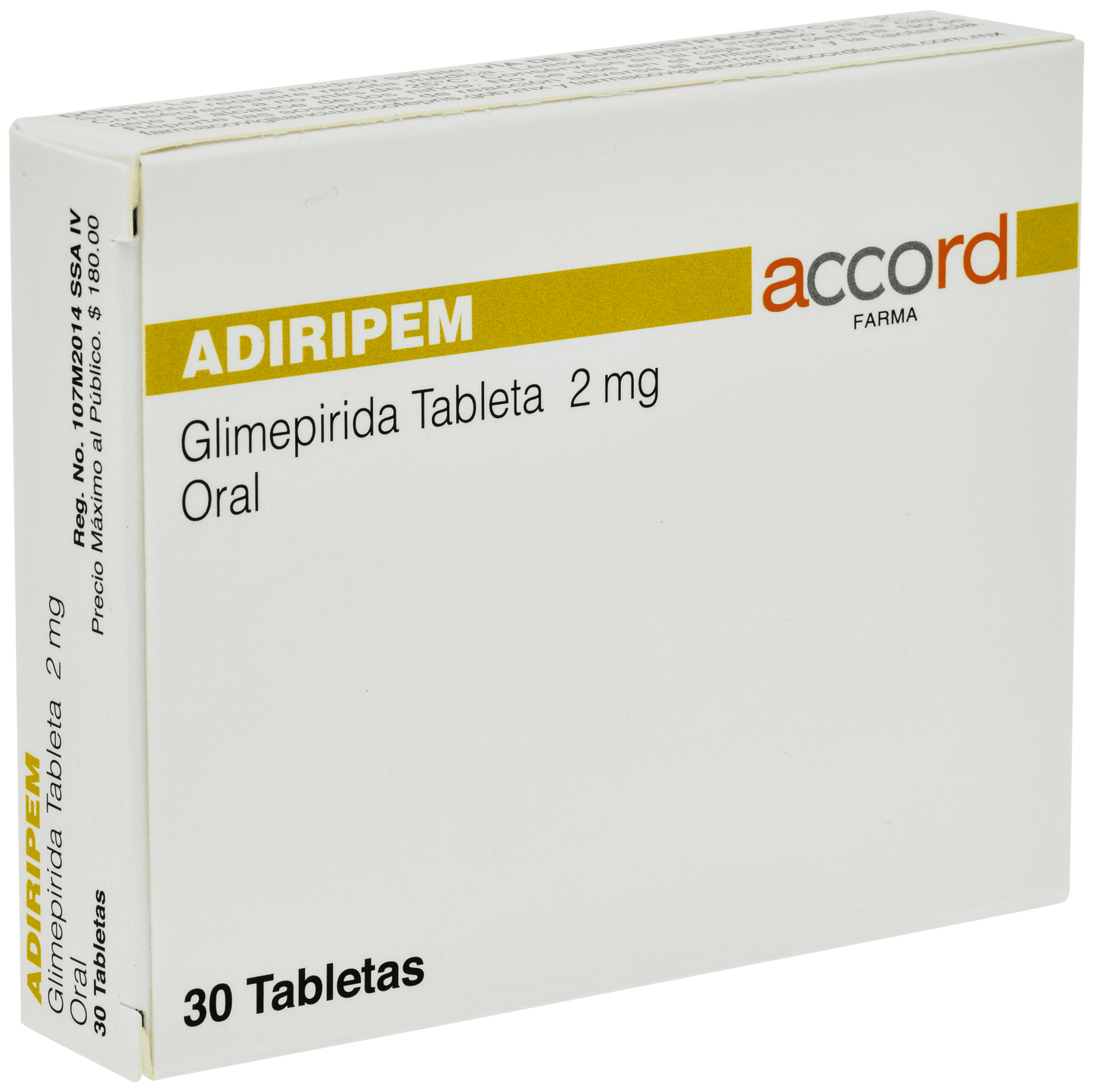 ADIRIPEM Glimepirida 2MG C/30 TABS