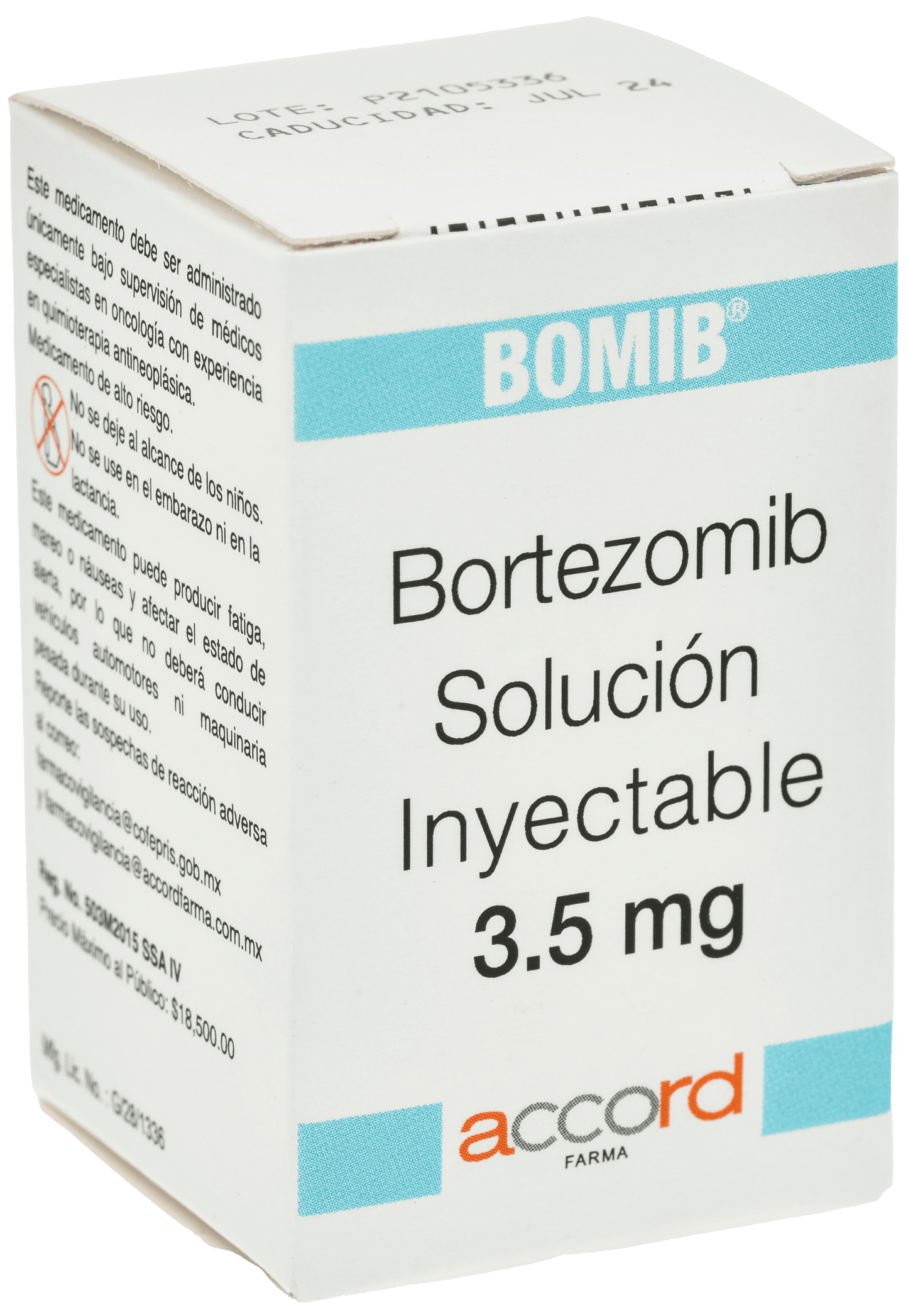 BOMIB Bortezomid 3.5ML C/1 FCO AMP