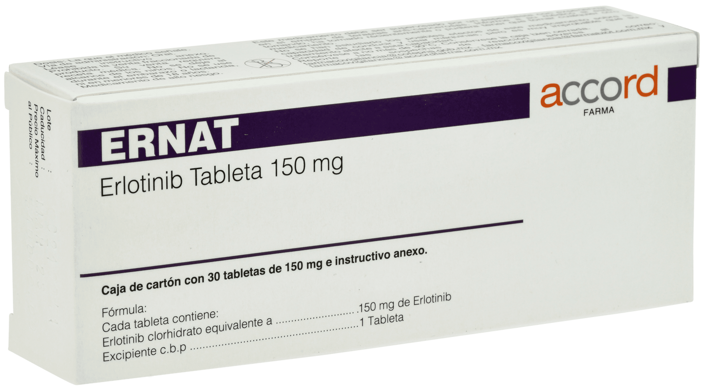 ERNAT Erlotinib 150MG C/30 TABS