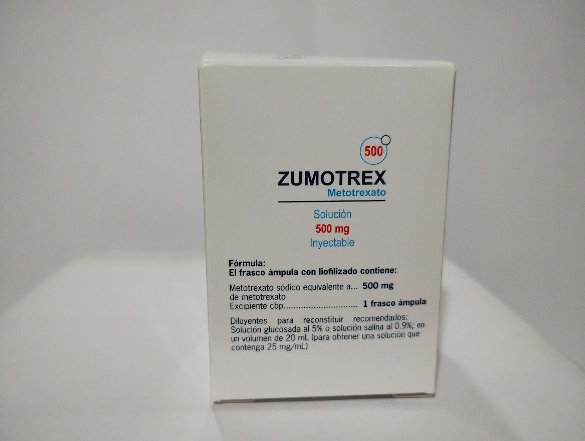 ZUMOTREX 500 MG FCO AMP