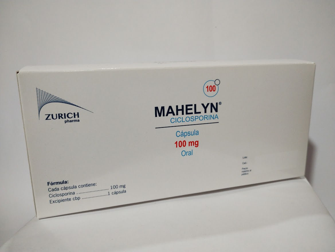 MAHELYN 100 MG C/50 CAPS