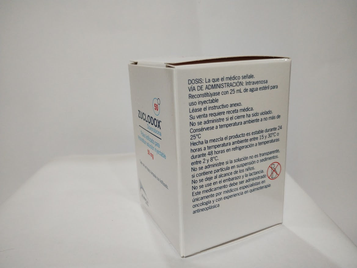 ZUCLODOX 50 MG SOL FCO AMP
