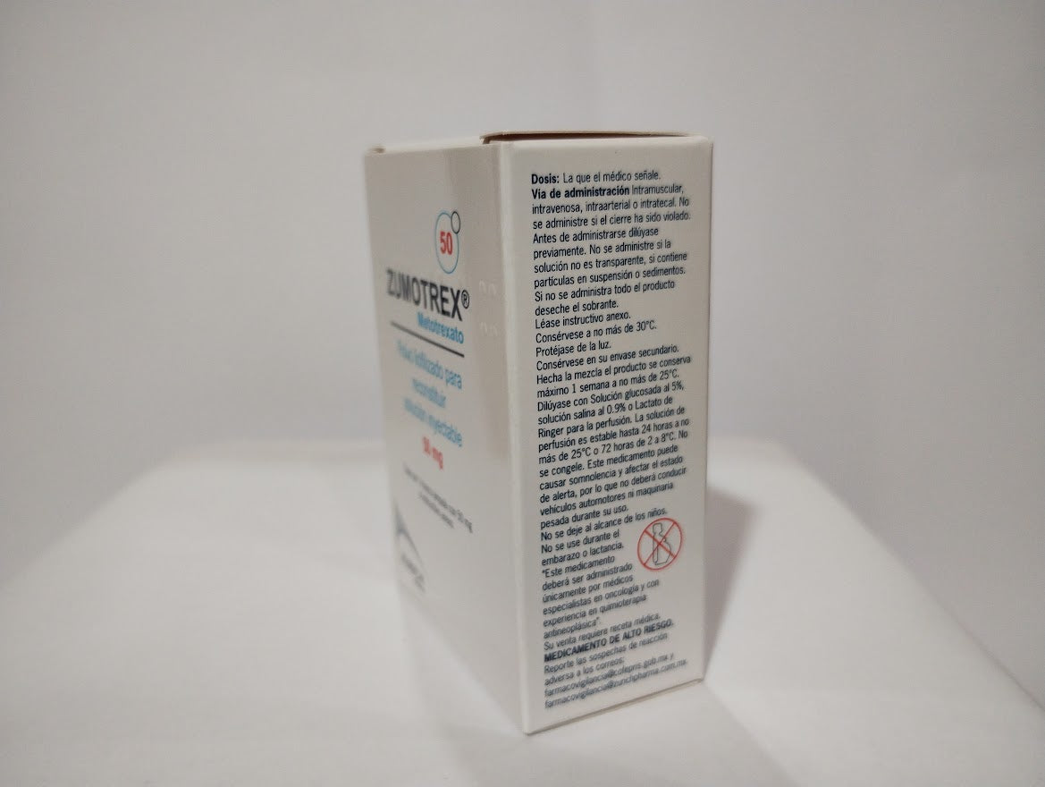 ZUMOTREX 50 MG FCO AMP